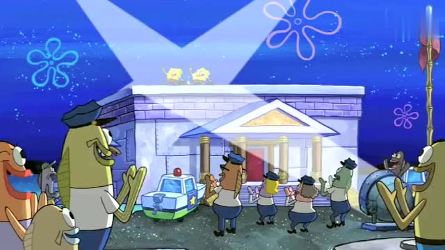 海绵宝宝的祖先又逃了,海绵宝宝跪求警察,会不被抓吗?