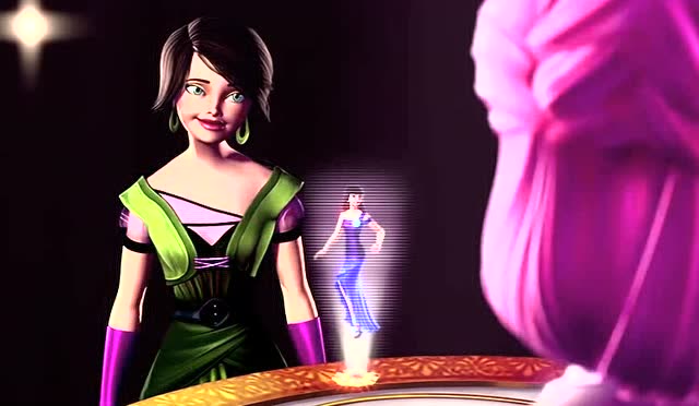 芭比之仙子的秘密:参加电影首映礼,裙子开线,无奈使用魔法救急!