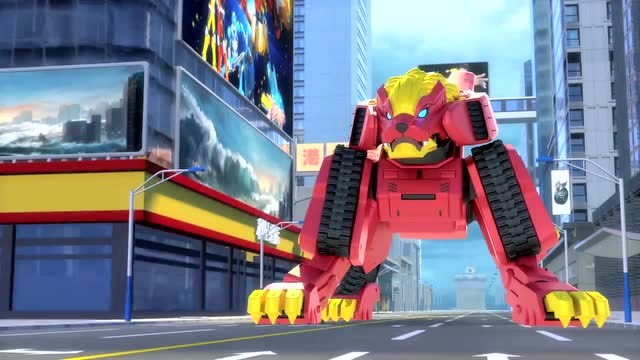 神兽金刚四张力的雄狮金刚太酷了把黑暗军团团灭啊