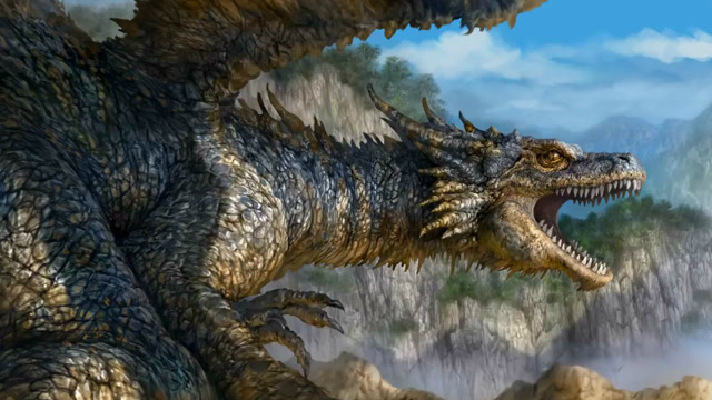 看大佬画出的霸气飞龙!皮肤的质感绝对逼真!