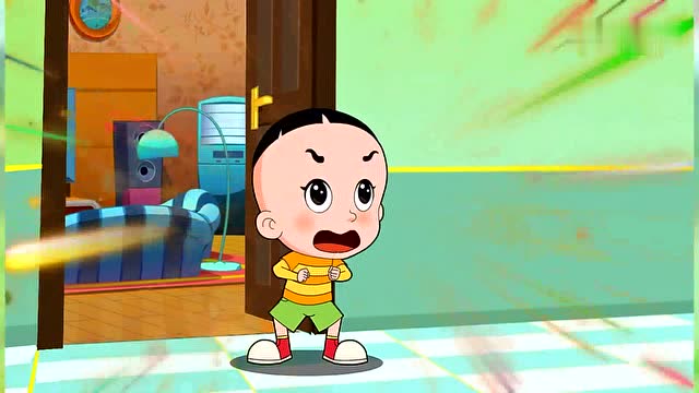 大头儿子:消毒后的桃子不见了,原来是围裙妈妈拿着做了桃子罐头