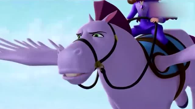 小公主苏菲亚苏菲亚和王子骑飞马真是太精彩了