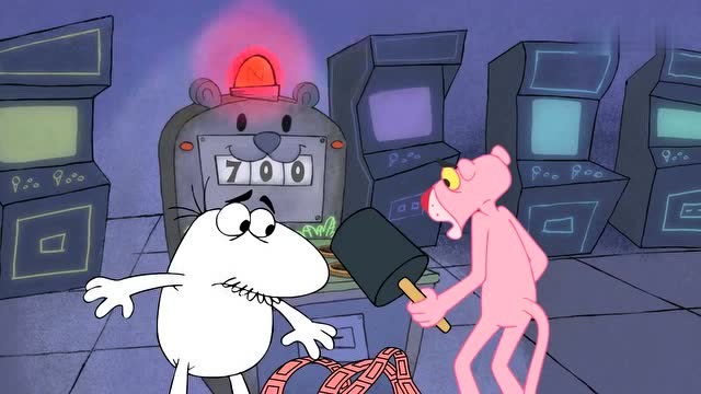 粉红豹:小白决定阻止顽皮豹的游戏进度