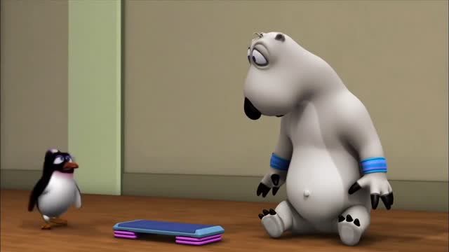 倒霉熊正能量益智早教动画: 健美操