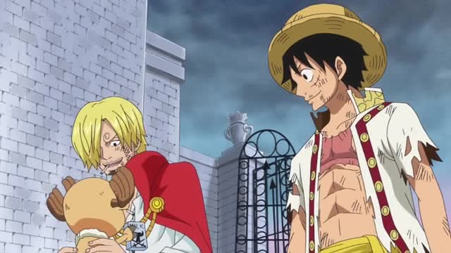 山治和路飞被惹成这副模样,不容易嘿哈