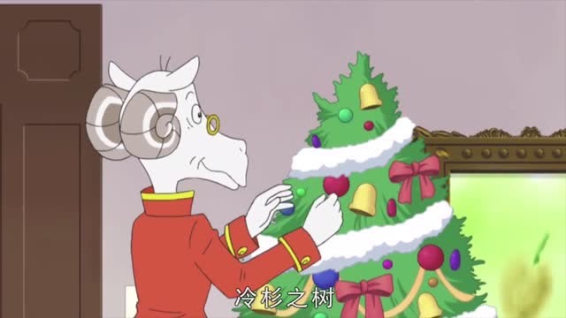 可爱巧虎岛:乐乐觉得爷爷能陪自己过圣诞节也不错,可怜的乐乐