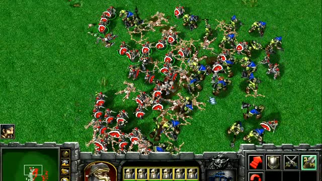 魔兽世界争霸:250个人族步兵vs120个兽族步兵,人族会赢吗?