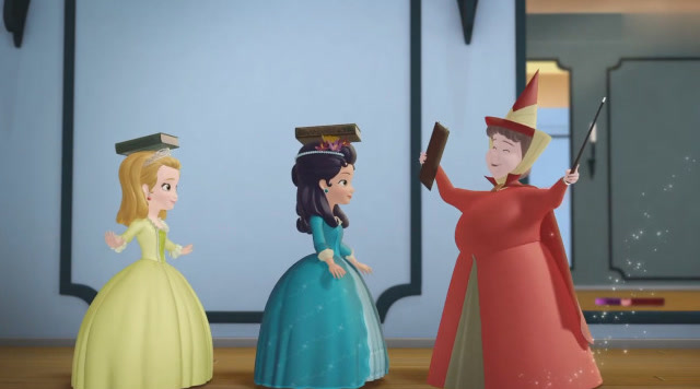 希尔加德完成了一项考核,多亏了安柏公主的鼓励