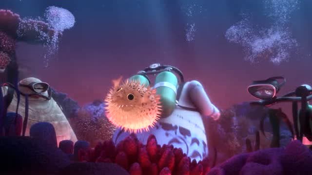 精灵旅社3:这只怪兽一看到鱼就肚子饿,这该怎么办