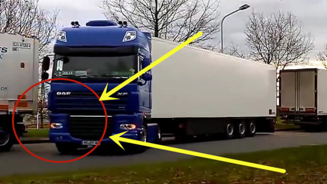 超长大货车倒车入库一气呵成,老司机名号绝对不是吹嘘的