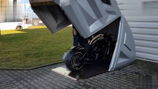 专停电动车摩托车的折叠车库,不怕偷车不被雨淋