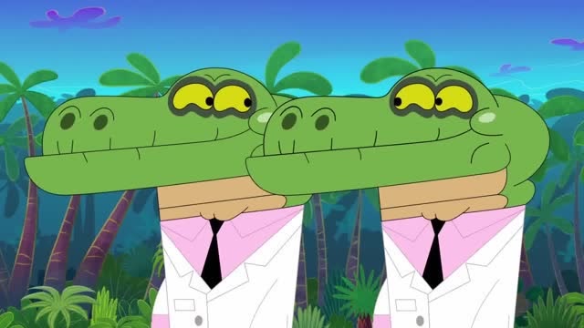 鲨鱼哥和美人鱼: 鳄鱼兄弟灵机一动,想到一招