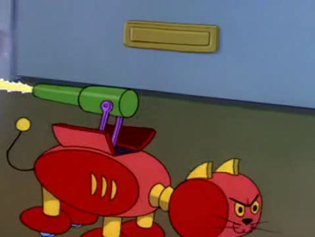 猫和老鼠:小杰瑞购买了几只机器老鼠来吸引机器猫的注意力