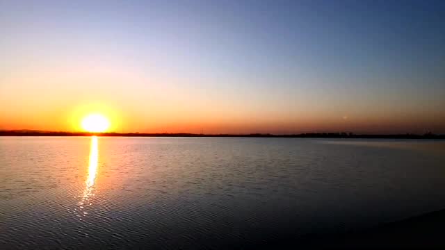山西大同文瀛湖日出