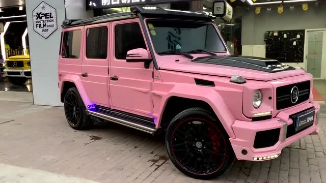 众多颜色中的大g,还是粉色更骚气一点!