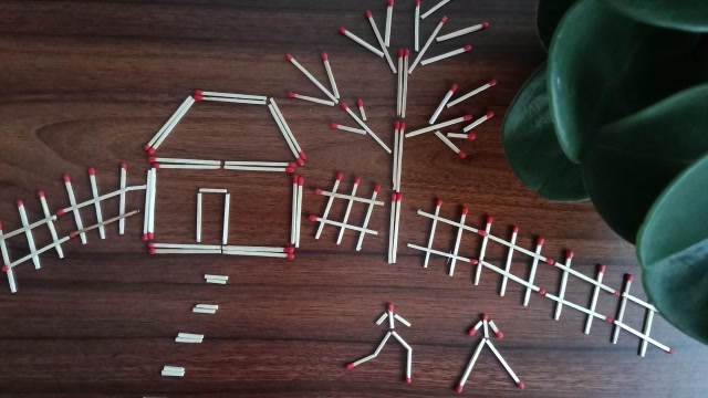 火柴创意新玩法,精致!