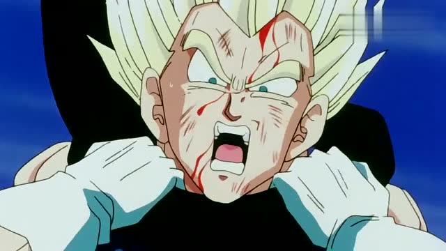 七龙珠魔人普乌实在是太厉害了 达尔被死死锁喉悟空无能为力