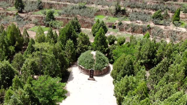 图说甘谷 航拍姜维墓