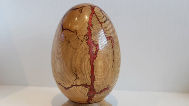 见过很多蛋,见过电击纹木蛋?看看加工过程
