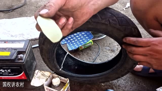 电动车真空胎内补技巧你知道吗?这样补胎效果非常好;比较耐用