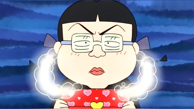 樱桃小丸子:富二代举办派对,胖妹妹一心送他礼物,有勇气!