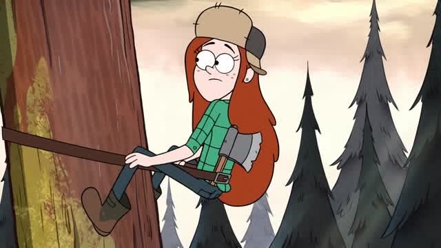 《怪诞小镇》温蒂触动关机了,秘密大门打开了