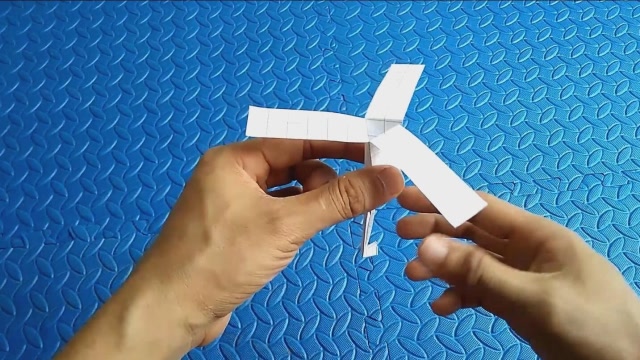 这个纸蜻蜓厉害了从空中落下能浮空简单好玩的折纸玩具