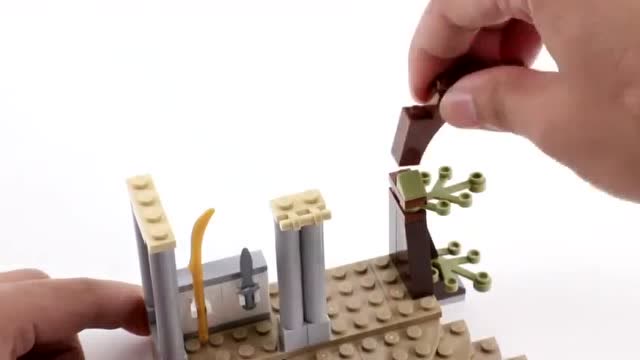 乐高逼真还原指环王中的爱隆王会议场景暗器都做得那么精致