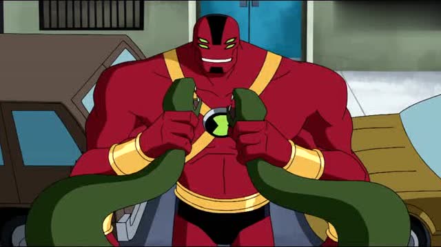 少年骇客:小班变身四手霸王,把呲呲蛇打得想回家找妈妈