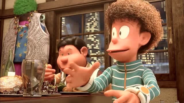 大熊与静香结婚,胖虎感到十分不满,引起公愤!