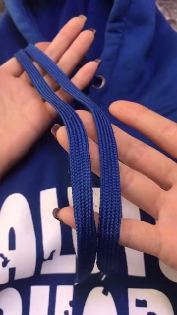 卫衣带子的巧妙系法