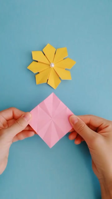 快来一起学折纸吧.