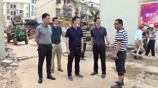 涂政坤检查指导创建省级文明城市宣传工作