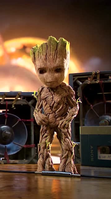 会跳舞的格鲁特,说实话还是第一次见,希望不要遇到光头强!