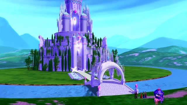 芭比之钻石城堡:告别了大家,公主们要回家啦!