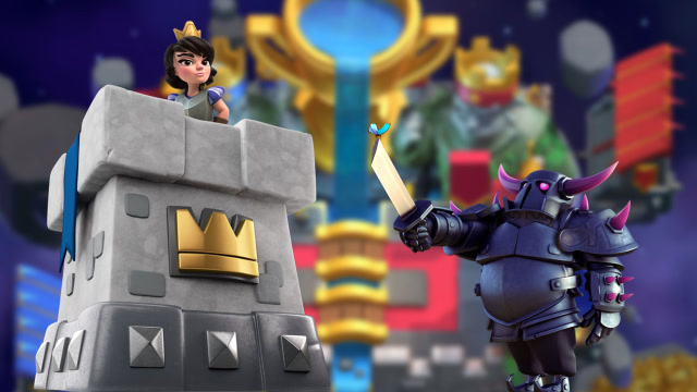 皇室战争:两刀将公主塔砍至斩杀线!这就是皮卡超人受欢迎的原因!