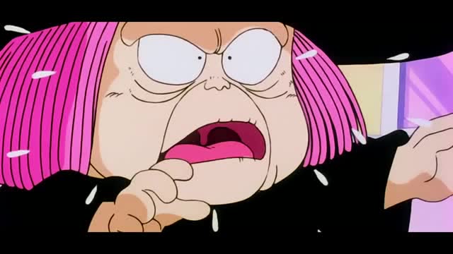 悟空跟赛亚人决斗占卜婆婆拿水晶球观战!谁料被布玛打飞