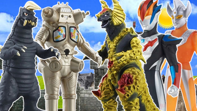 格罗布在黄金怪兽的领路下到了贝利亚隐蔽的老巢救下了奥特之王和捷德