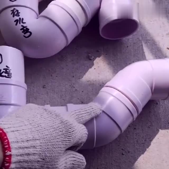 这些你见过吗,自制排水存水弯防臭弯,多年总结出来的经验!