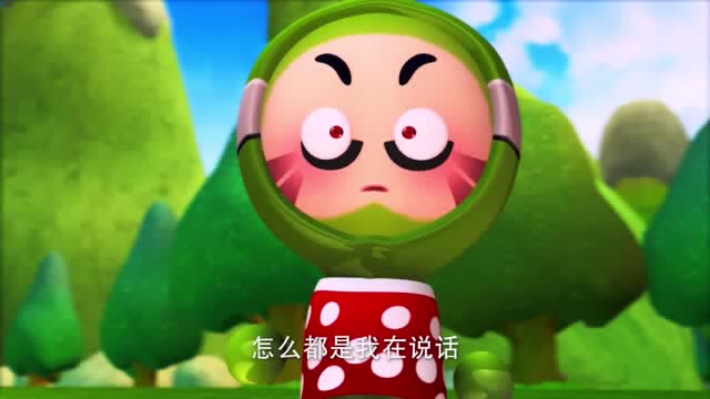 果宝特攻:小果叮知道三剑客也想改造机甲,才逃到他这里来!