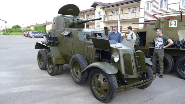 苏联30年代技术最完善,性能最出众的重型装甲汽车——ba-10