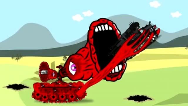 坦克世界:喇叭怪和小坦克合为一体