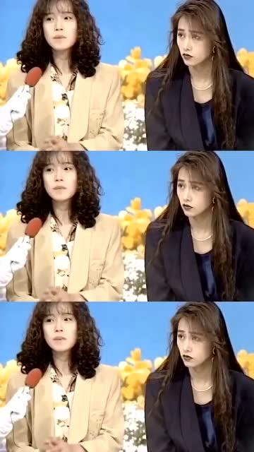 中森明菜工藤静香两位都是昭和时代的美女岁月从不败美人