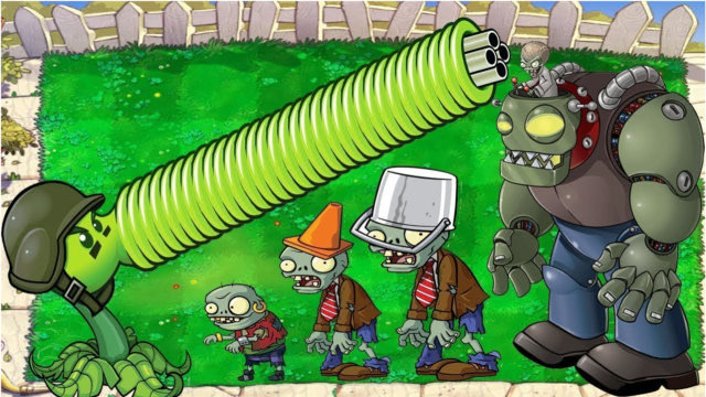 僵尸先生派僵尸用大炮来对战植物,结果却害惨了自己,这到底是怎么回事
