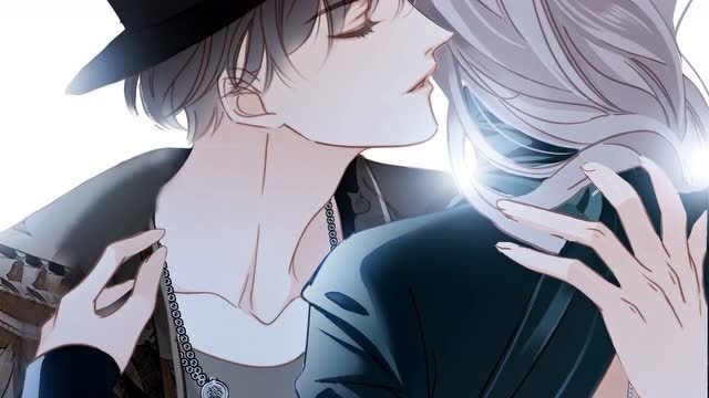 动态漫画·1st kiss:男主用自己的背景和女主拍照,画风好美好香