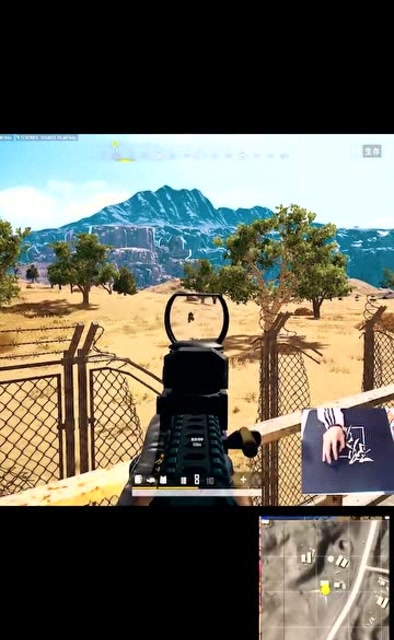 绝地求生:看神级玩家遇到大神玩家如何取胜的.实力太强直接被检测!