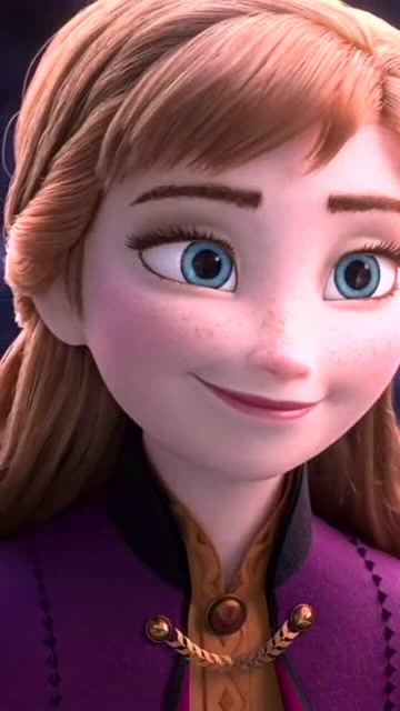 冰雪奇缘,调皮搞怪的安娜小可爱,这眉毛太搞笑了