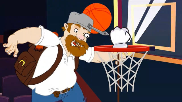 植物大战僵尸:戴夫打篮球