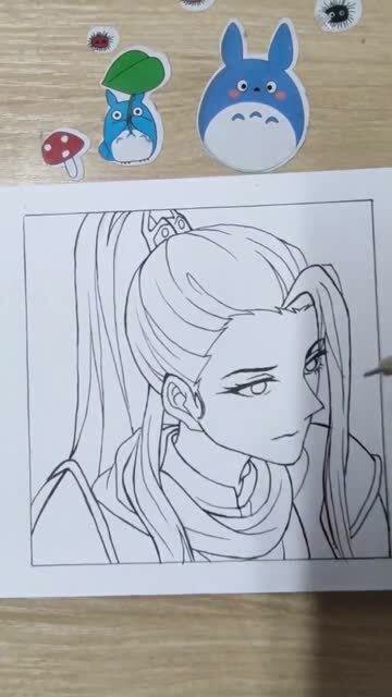 "裴郎啊裴郎……",宣姬手绘过程