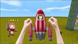 迷你世界：花巨资制造火箭，发现飞起来不能停
